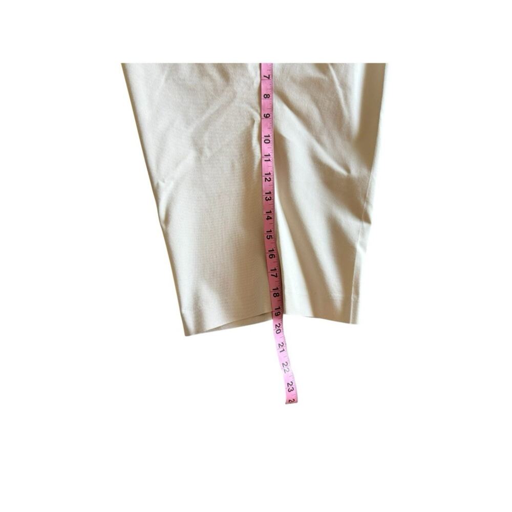 Croft & Barrow Womens Natural Fit Pants Beige Khaki Stretch Pant Capri Plus 20W - Picture 8 of 8